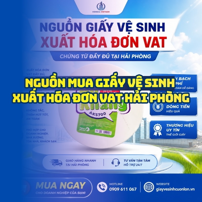 Mua giấy vệ sinh xuất hóa đơn vat hải phòng uy tín tốt nhất tại Horeca Việt Nam