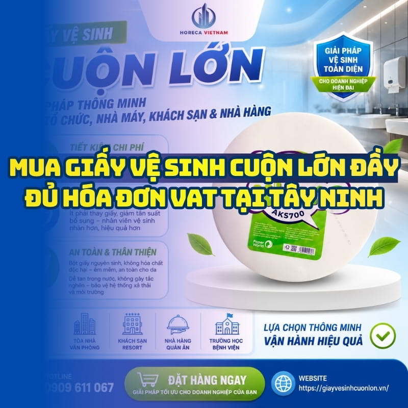 Mua mua giấy vệ sinh xuất hóa đơn vat Tây Ninh giá sỉ tốt nhất giao hàng tận nơi