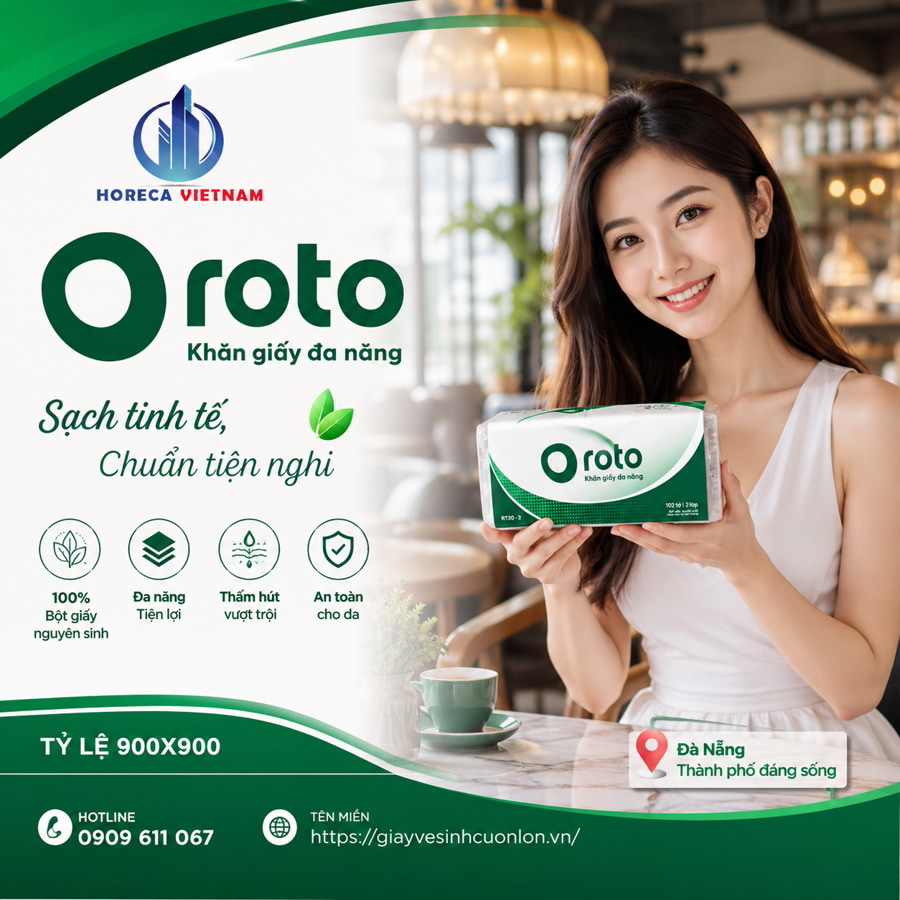 Nguồn sỉ giấy lau tay Đà Nẵng chính hãng cao cấp giá tốt tại Horeca Việt Nam