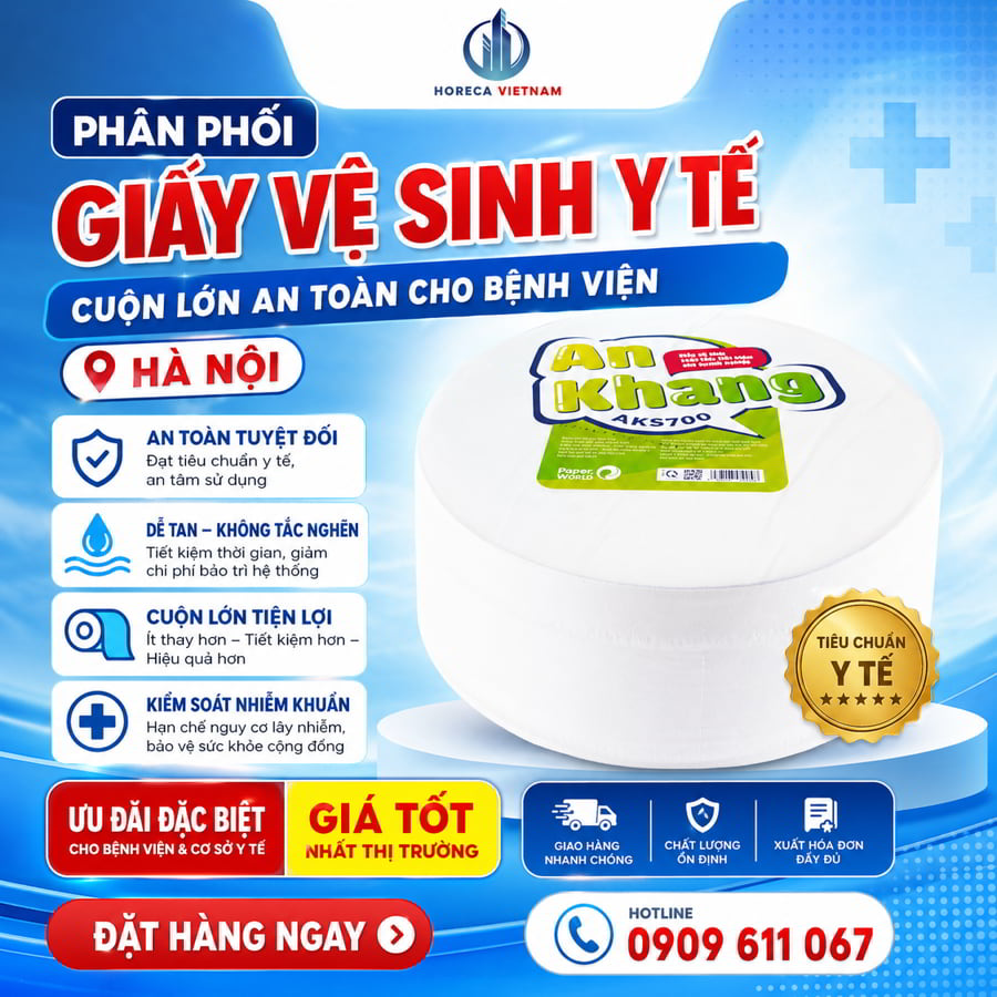 Cung cấp giấy vệ sinh cho bệnh viện Hà Nội uy tín giá sỉ tốt nhất.