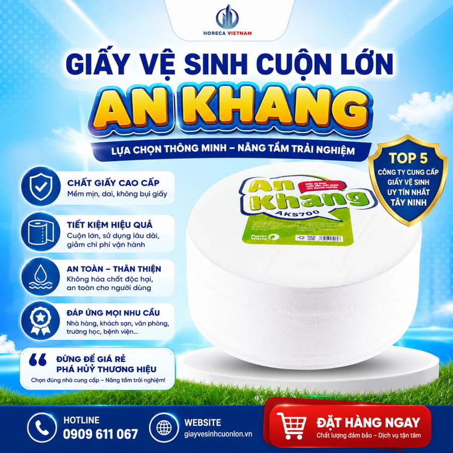 Đánh giá nhà cung cấp giấy vệ sinh Tây Ninh uy tín nhất