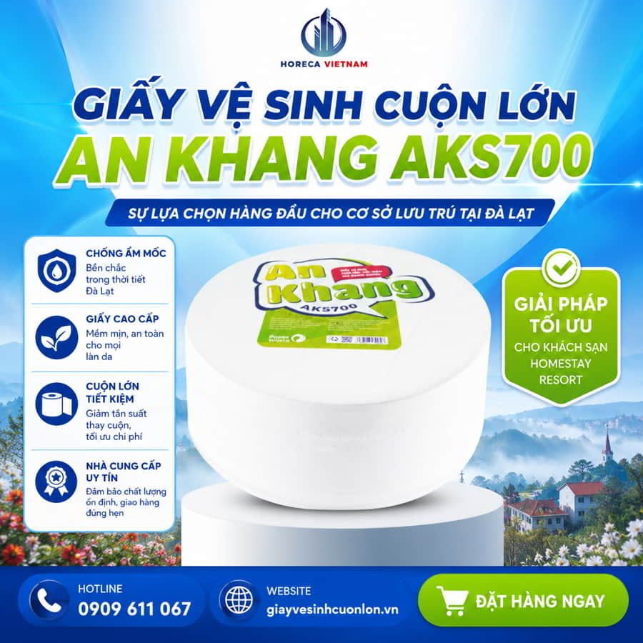 Review nhà cung cấp giấy vệ sinh Đà Lạt uy tín tai Horeca Việt Nam