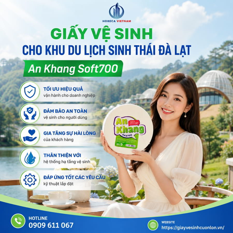 Mua giấy vệ sinh cho khu du lịch sinh thái Đà Lạt uy tín giá sỉ tốt nhất tại Horeca Việt Nam