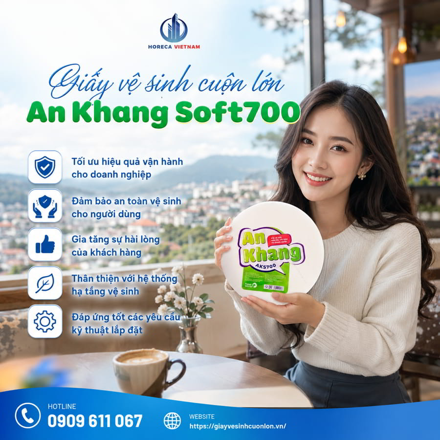 Mua giấy vệ sinh cuộn lớn 700g Đà Lạt chính hãng cao cấp giá tốt nhất tại Horeca Việt Nam