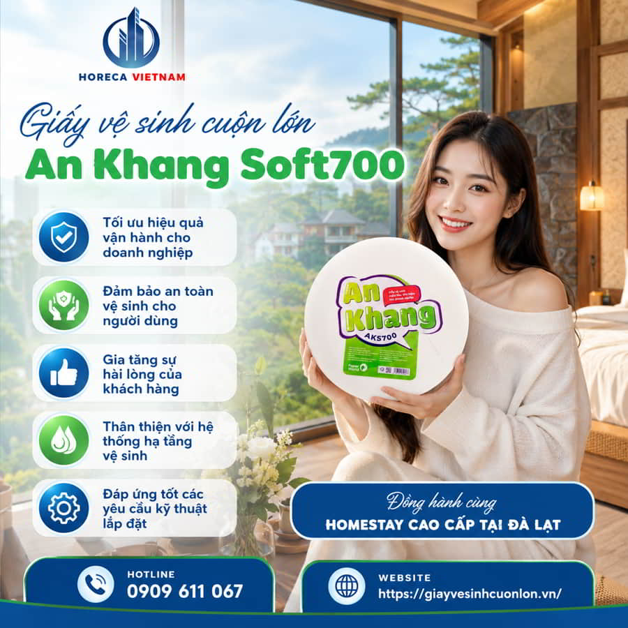 Mua giấy vệ sinh cuộn lớn tốt nhất giao hàng tận nơi Đà Lạt tại Horeca Việt Nam