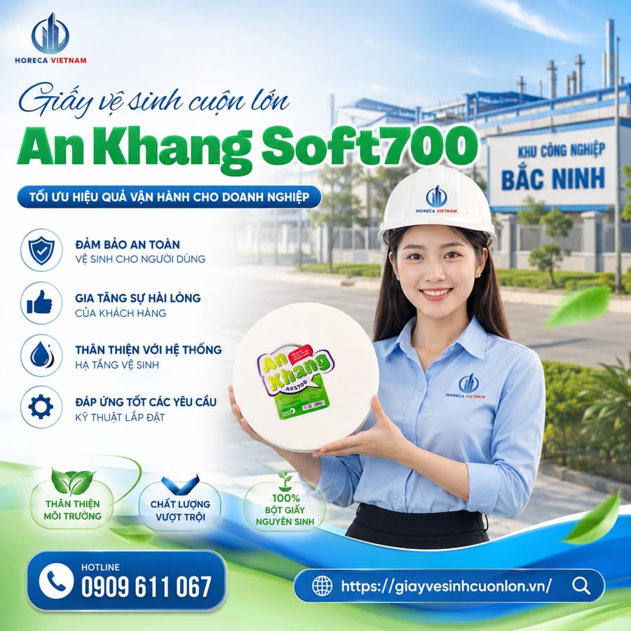 Horeca Việt Nam đại lý giấy vệ sinh công nghiệp giá sỉ Bắc Ninh tốt nhất