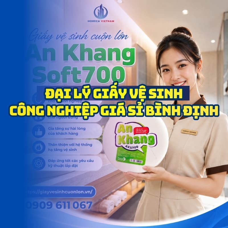 Horeca Việt Nam đại lý giấy vệ sinh công nghiệp giá sỉ Bình Định giá sỉ tận xưởng giao hàng nhanh