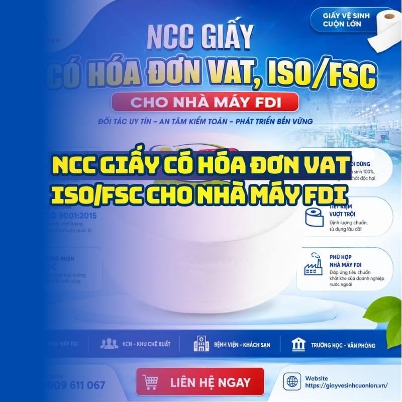 Horeca Việt Nam nhà cung cấp giấy có hóa đơn VAT ISO FSC uy tín giá tốt nhất tại Horeca Việt Nam