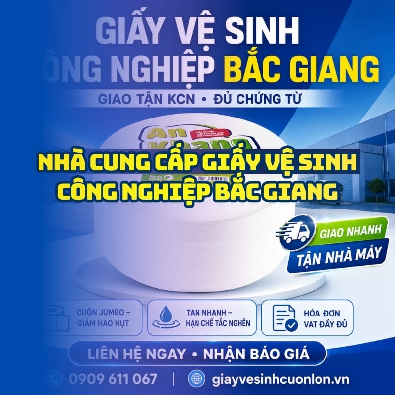 Horeca Việt Nam nhà cung cấp giấy vệ sinh công nghiệp Bắc Giang giá sỉ tốt nhất giao nhanh