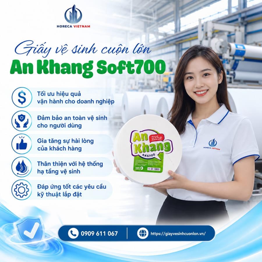Horeca Việt Nam nhà cung cấp giấy vệ sinh công nghiệp Thừa Thiên Huế uy tín