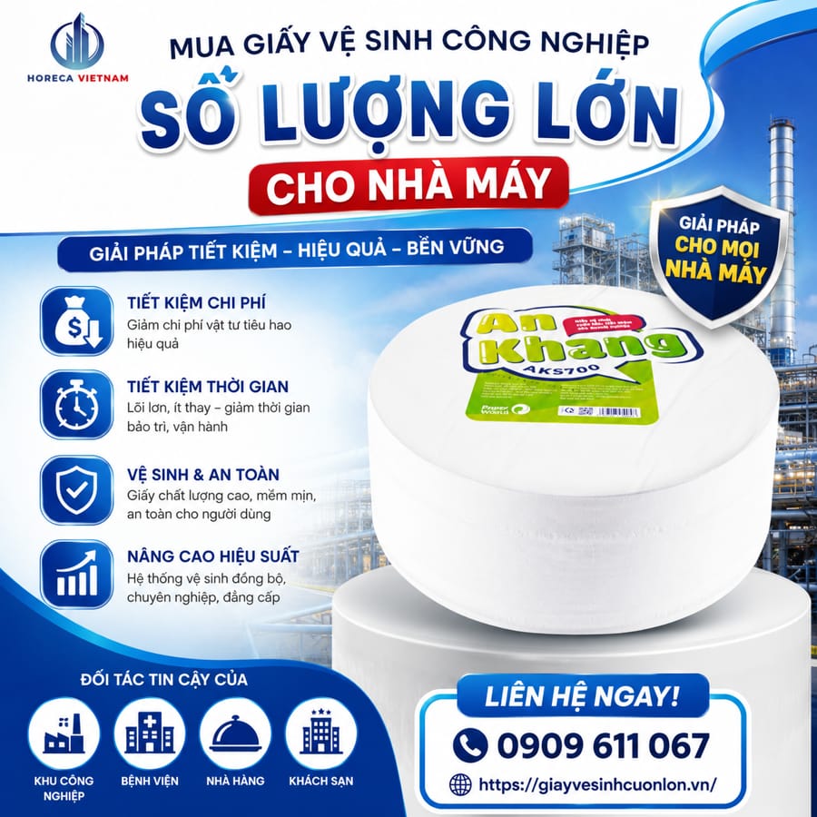 Mua giấy vệ sinh công nghiệp số lượng lớn giá sỉ tốt nhất tại Horeca Việt Nam