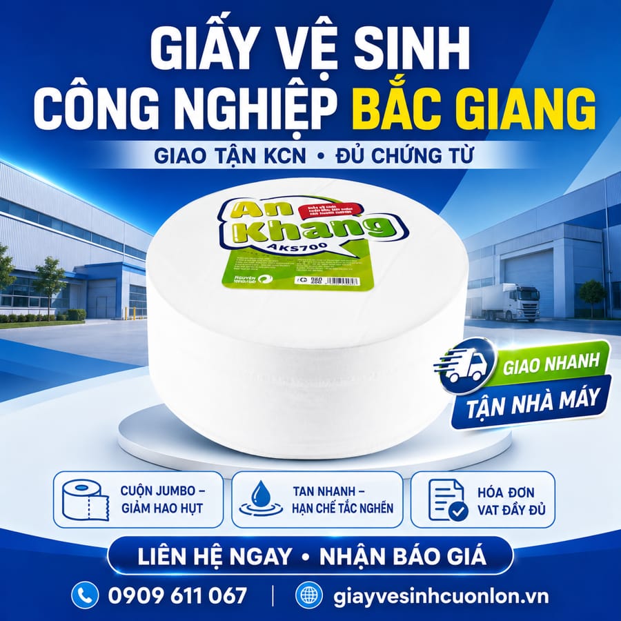 Horeca Việt Nam nhà cung cấp giấy vệ sinh công nghiệp Bắc Giang uy tín