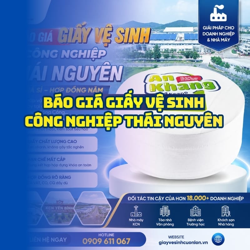 Báo giá giấy vệ sinh công nghiệp Thái Nguyên uy tín giá tốt tại Horeca Việt Nam
