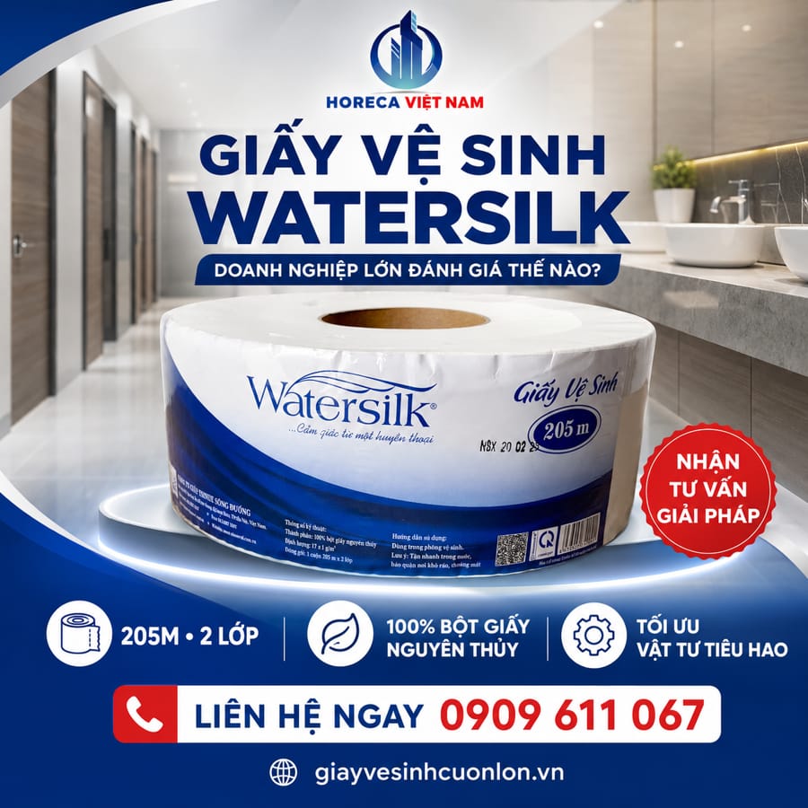 Đánh giá chất lượng giấy vệ sinh watersilk từ các đối tác doanh nghiệp lớn