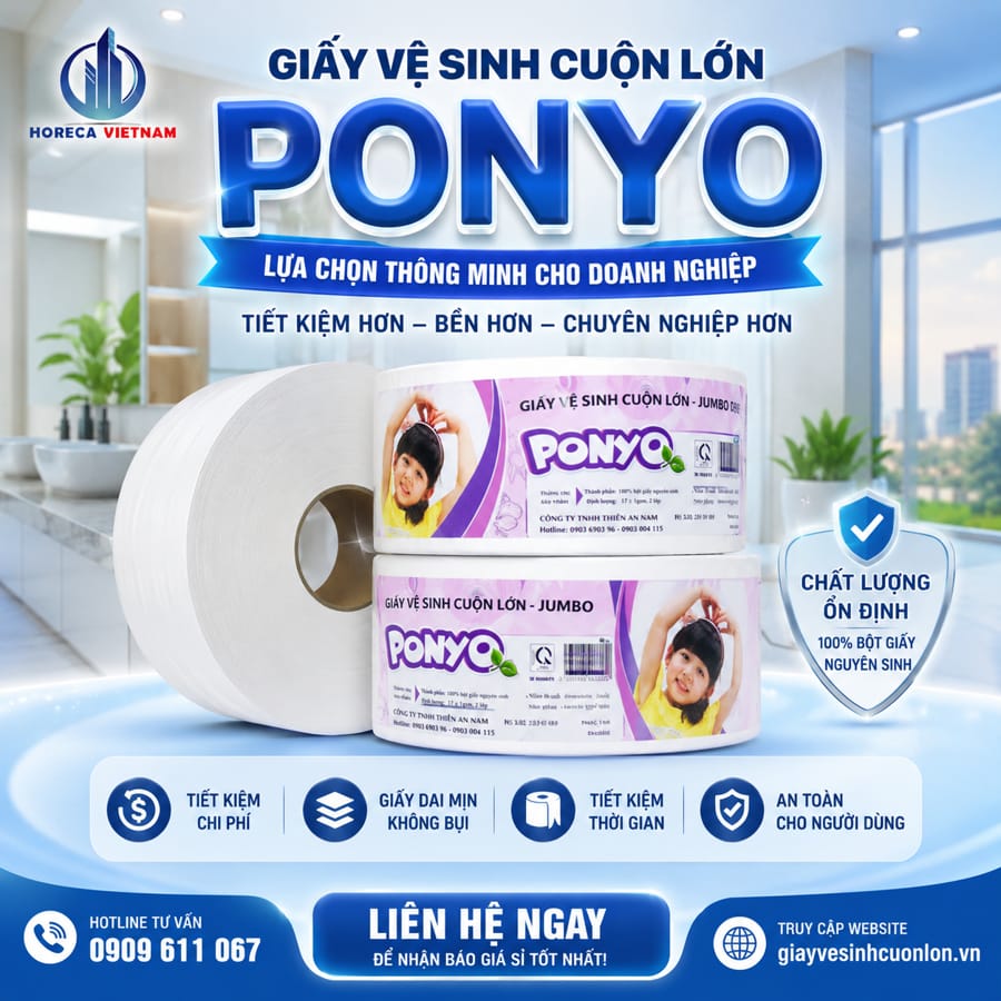 Địa chỉ mua giấy vệ sinh Ponyo TPHCM uy tín giá sỉ tốt nhất