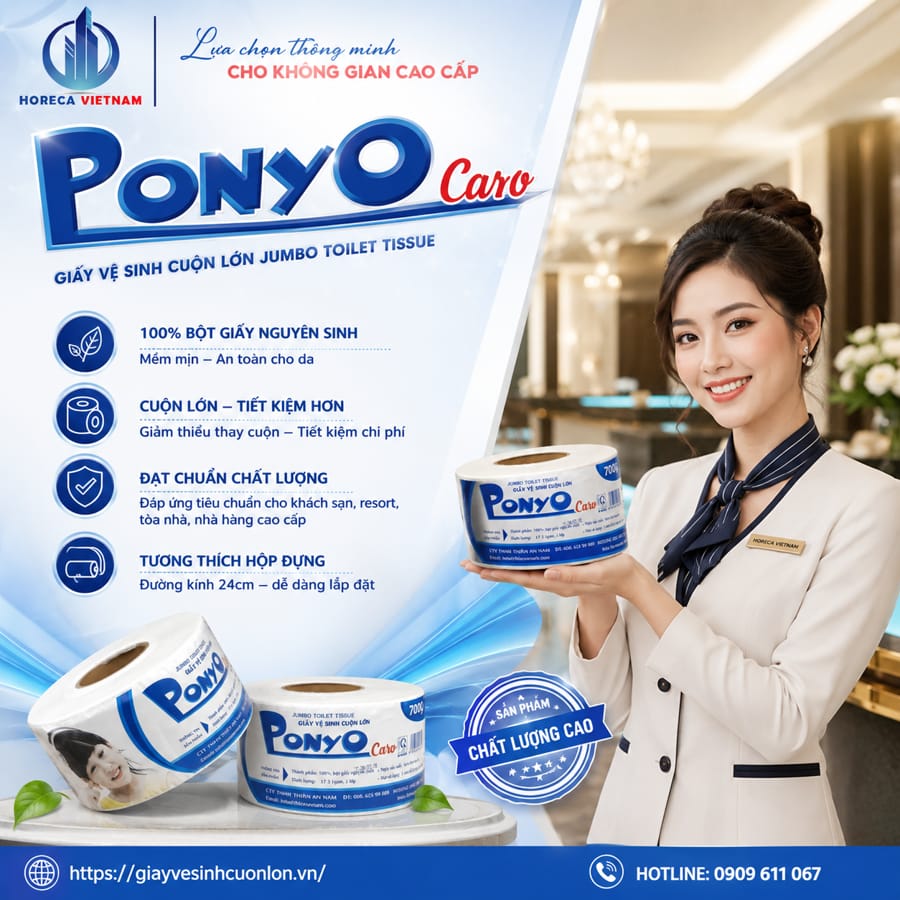 Địa chỉ mua giấy vệ sinh Ponyo TPHCM uy tín giá tốt giao hàng nhanh