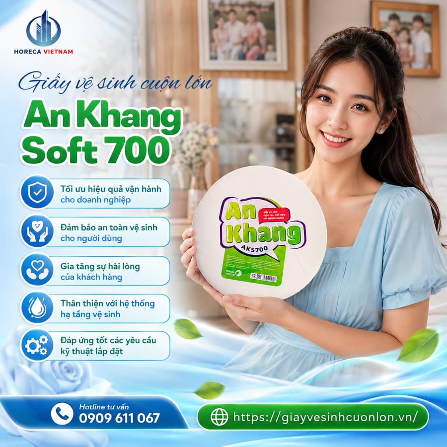 Horeca Việt Nam cung cấp giấy vệ sinh cuộn lớn chính hãng giá sỉ tốt nhất tại Phú Thọ