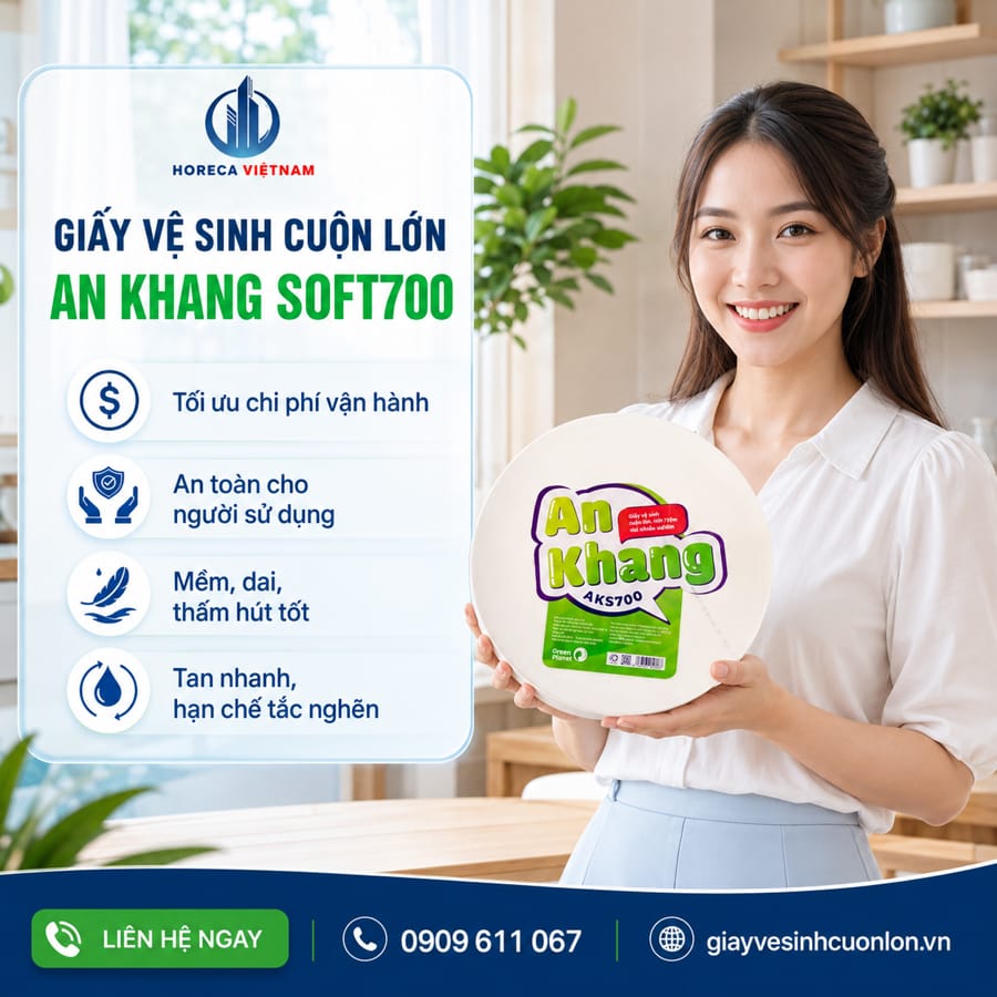 Horeca Việt Nam đại lý giấy vệ sinh công nghiệp giá sỉ Hải Dương uy tín giá tốt nhất