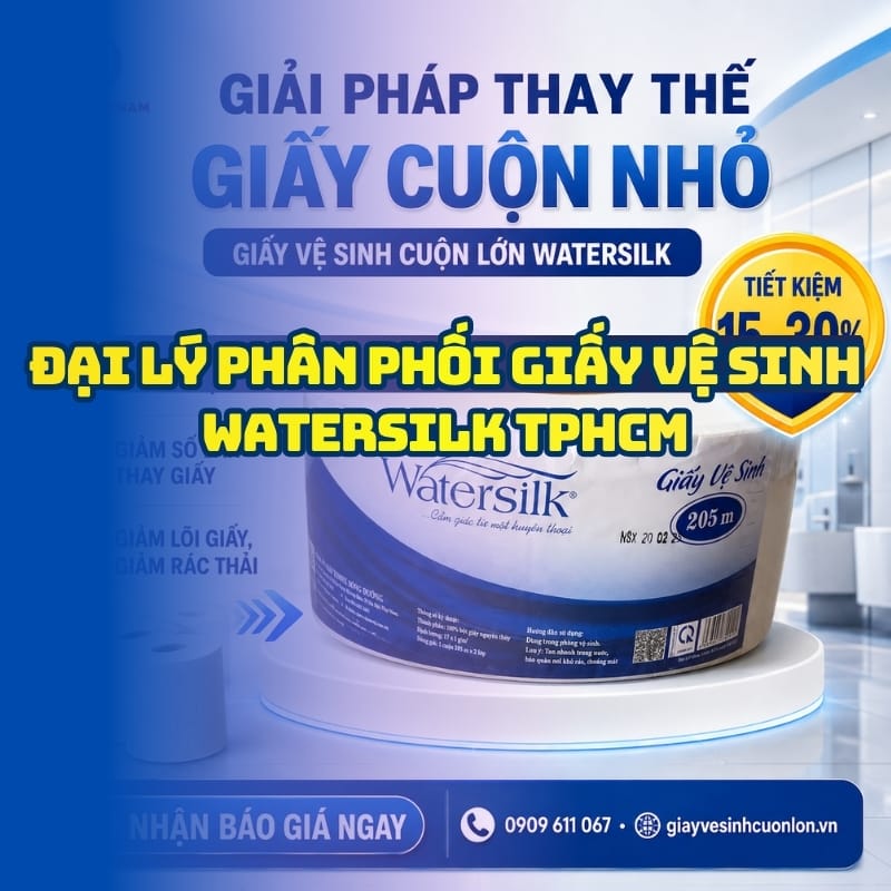 Horeca Việt Nam đại lý phân phối giấy vệ sinh watersilk TPHCM uy tín giá tốt
