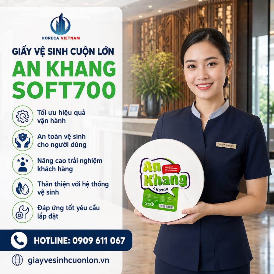Horeca Việt Nam địa chỉ mua giấy vệ sinh cuộn lớn chính hãng cao cấp giá tốt giao nhanh