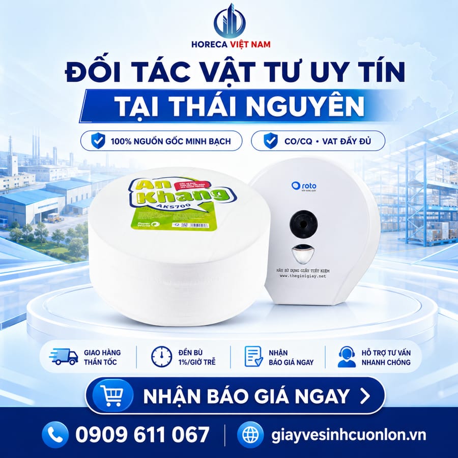 Horeca Việt Nam đối tác cung cấp vật tư vệ sinh nhà máy KCN Yên Bình uy tín
