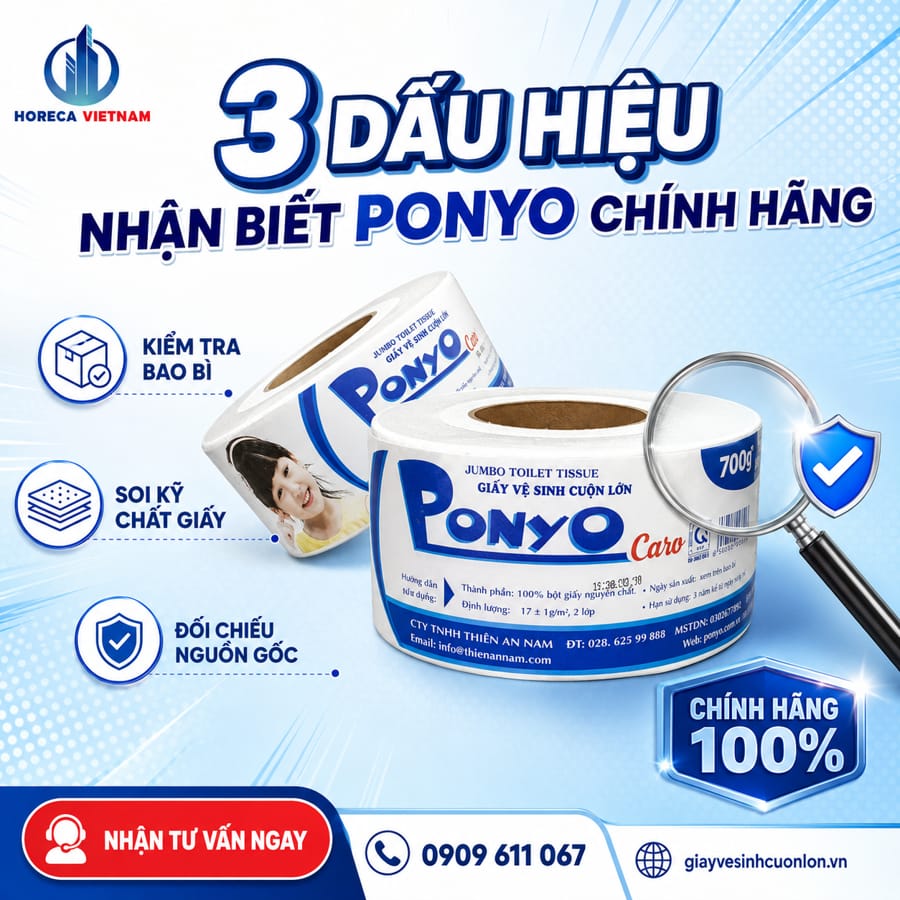 Hướng dẫn chi tiết cách nhận biết giấy vệ sinh Ponyo chính hãng một cách chuẩn xác