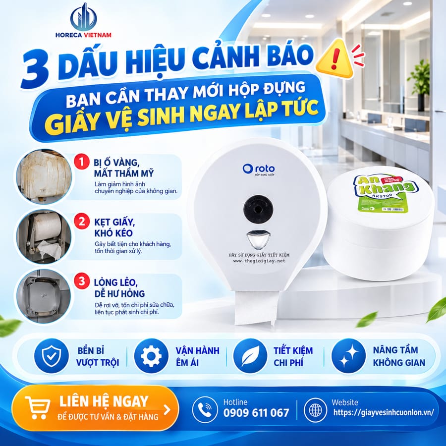 3 dấu hiệu cần thay mới hộp đựng giấy vệ sinh ngay lặp tức.
