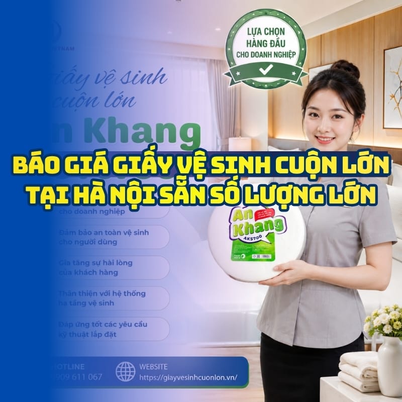 Báo giá giấy vệ sinh cuộn lớn Hà Nội sẵn số lượng lớn tại Horeca Việt Nam