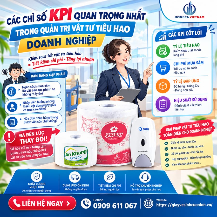 Các chỉ số KPI quản trị vật tư quan trọng cho doanh nghiệp