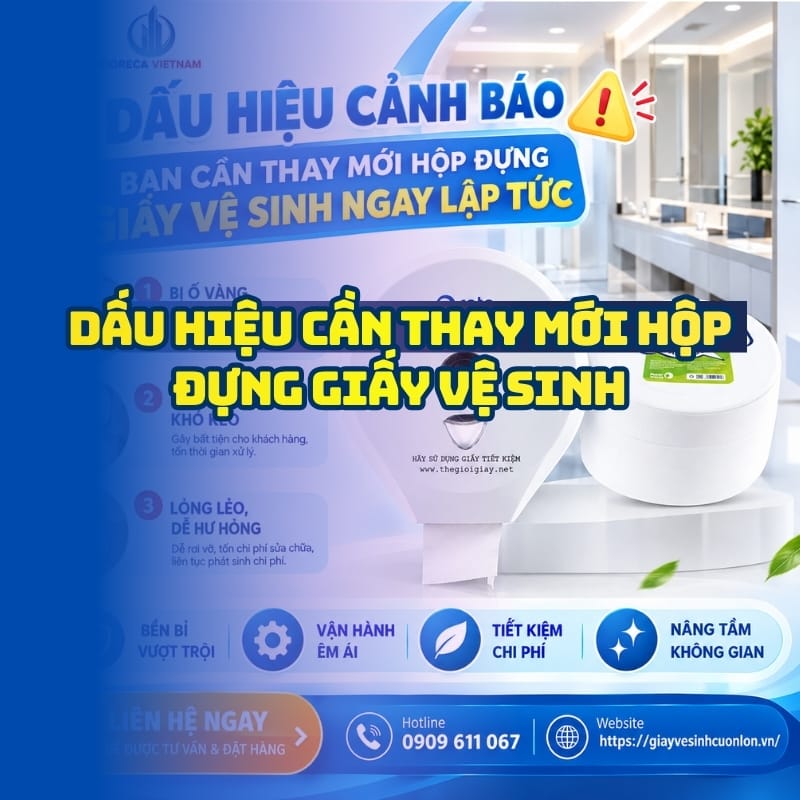 Các dấu hiệu cần thay mới hộp đựng giấy vệ sinh ngay lặp tức
