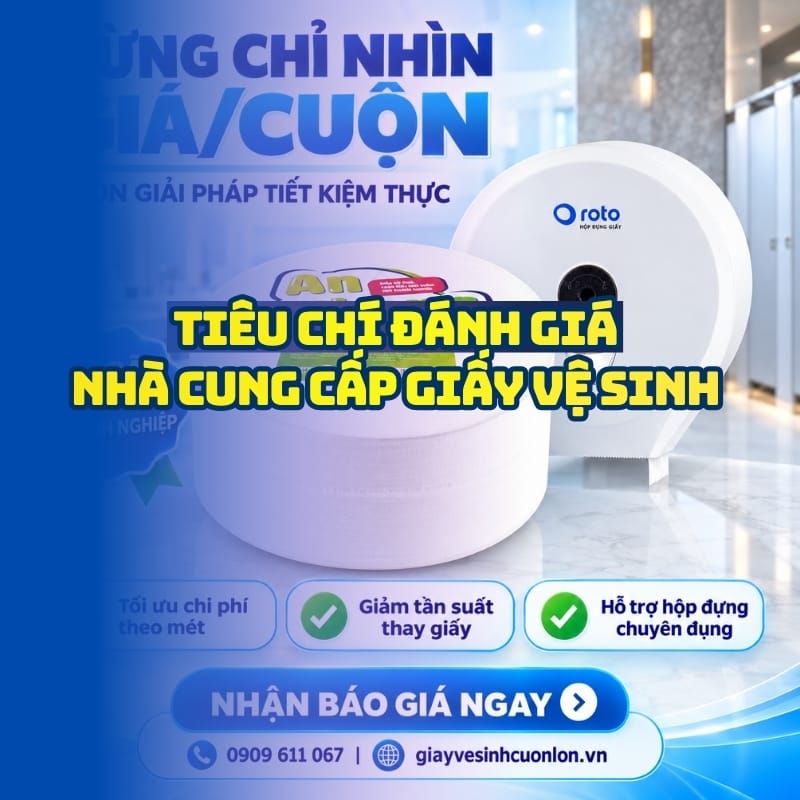 Các tiêu chí đánh giá nhà cung cấp giấy vệ sinh hàng đầu