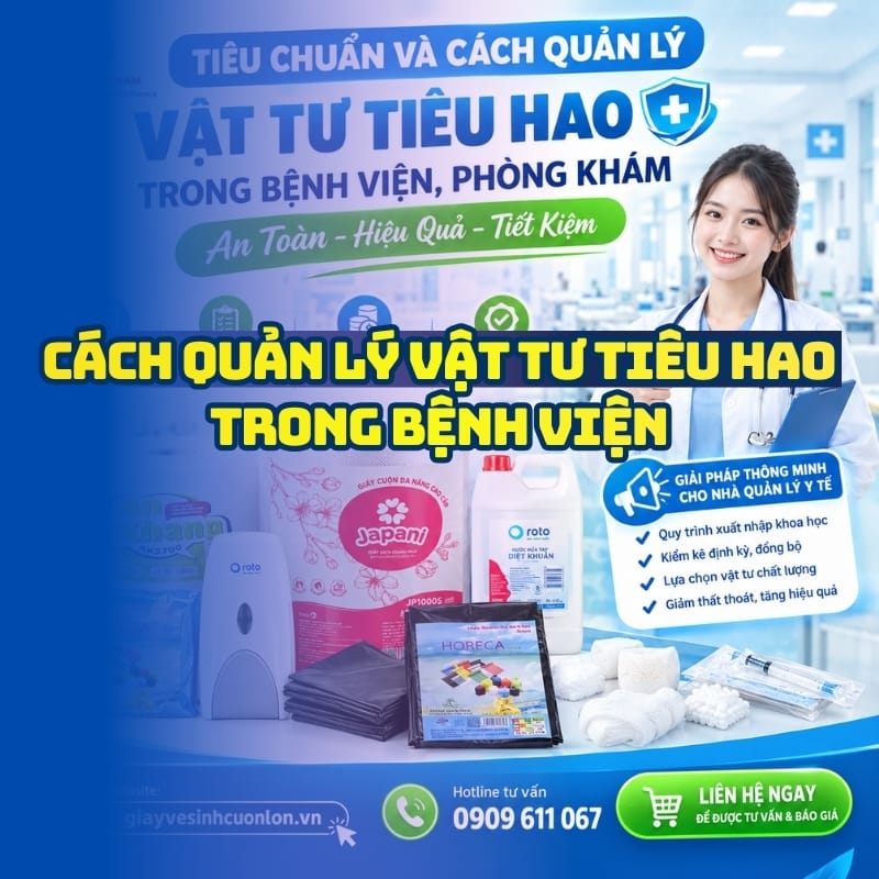 Cách Quản lý vật tư tiêu hao bệnh viện an toàn hiệu quả tiết kiệm tại Horeca Việt Nam
