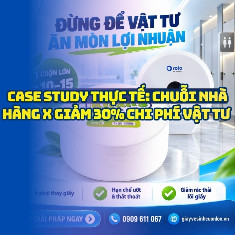 Case study giảm chi phí vật tư tiêu hao cho chuỗi nhà hàng
