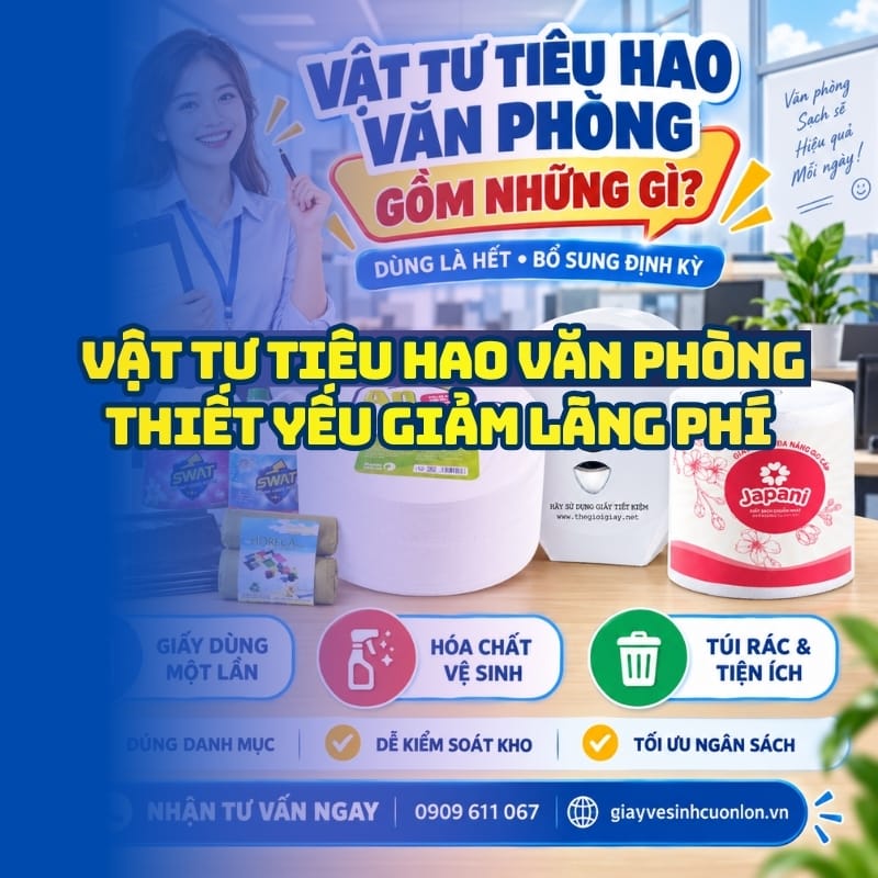 Danh mục Vật tư tiêu hao văn phòng gồm những gì?