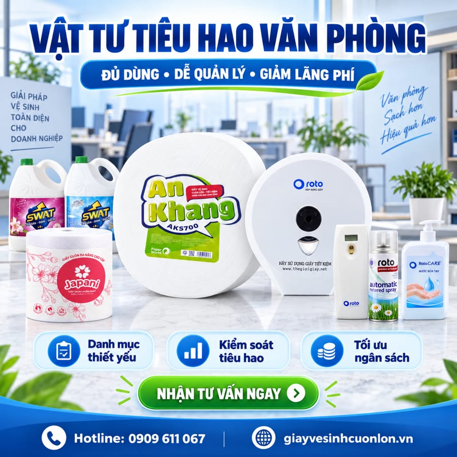 Vật tư tiêu hao văn phòng gồm những gì, những góc nhìn đột phá, thách thức những thói quen mua sắm cũ kỹ, giúp bạn biến từng đồng chi phí tiêu hao thành một khoản đầu tư thông minh cho sự trơn tru của doanh nghiệp.