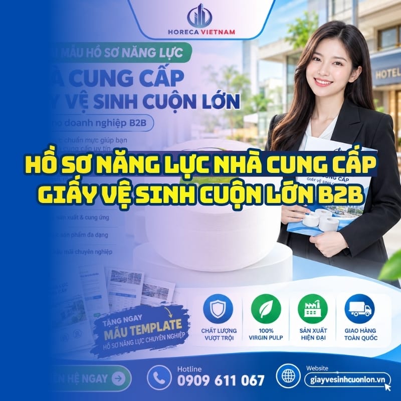 Hồ sơ năng lực nhà cung cấp giấy vệ sinh uy tín tại Horeca Việt Nam