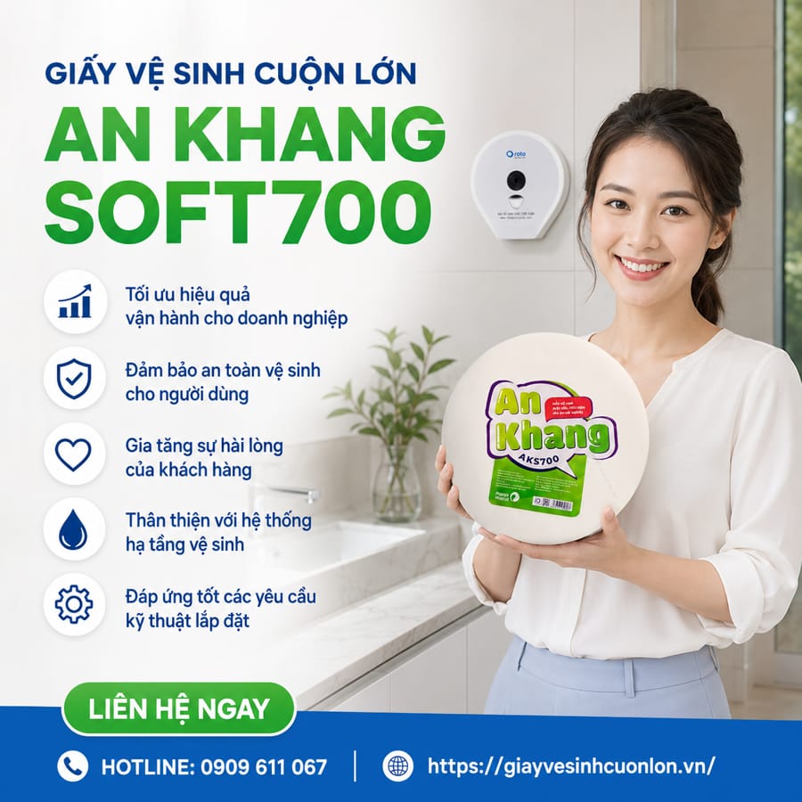 Horeca Việt Nam cung cấp giấy vệ sinh cuộn lớn chính hãng giá tốt giao hàng tận nơi
