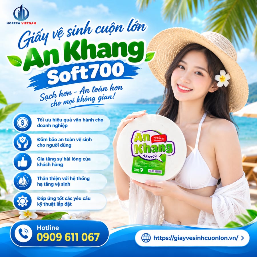 Horeca Việt Nam nhà cung cấp giấy vệ sinh cuộn lớn chính hãng giá sỉ tận xưởng giao hàng tận nơi uy tín