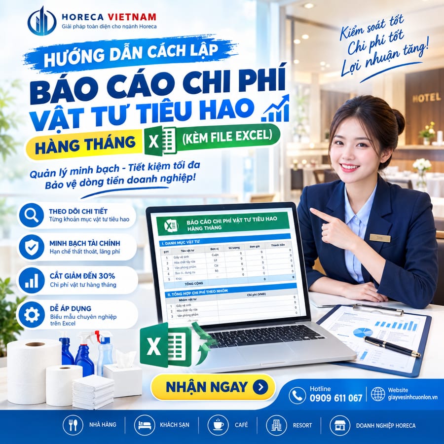 Việc sở hữu một mẫu Báo cáo chi phí vật tư tiêu hao chuẩn xác bằng Excel lại trở thành "tấm khiên" bảo vệ dòng tiền vững chắc nhất.
