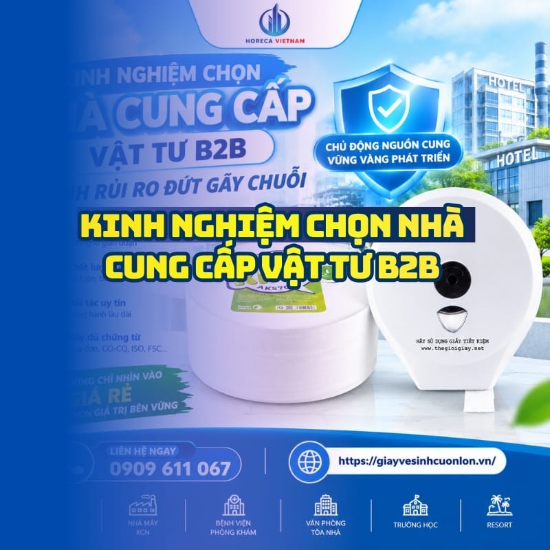 Kinh nghiệm chọn nhà cung cấp vật tư B2B uy tín tại Horeca Việt Nam