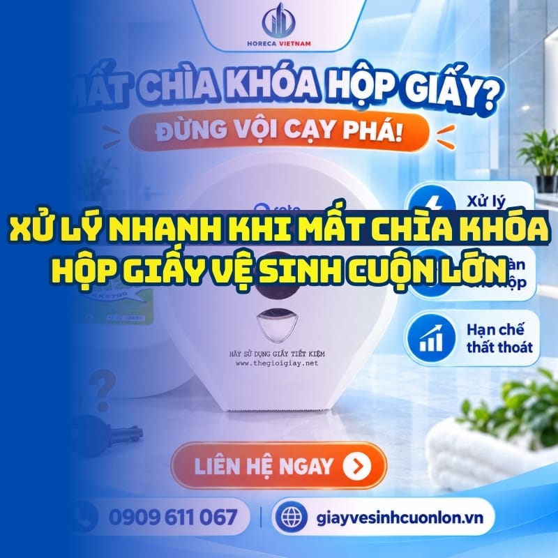 mất chìa khóa hộp giấy vệ sinh phải làm sao