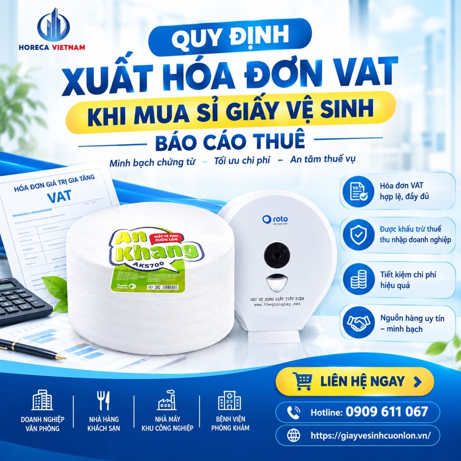 Quy định xuất hóa đơn vat mua sỉ giấy vệ sinh