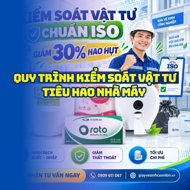 Quy trình kiểm soát vật tư tiêu hao nhà máy chống hao hụt tại Horeca Việt Nam