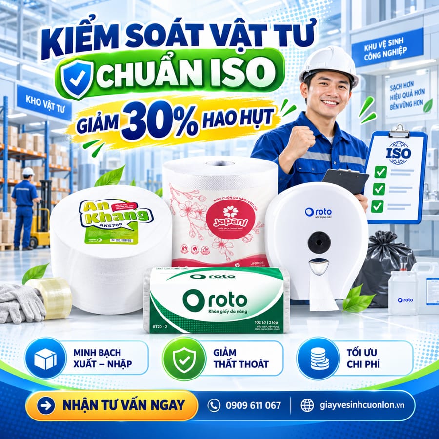 Quy trình kiểm soát vật tư tiêu hao nhà máy chuẩn mực, sự thất thoát sẽ ăn mòn lợi nhuận một cách âm thầm