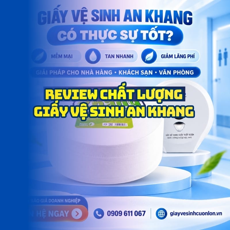 Review chất lượng giấy vệ sinh an khang uy tín
