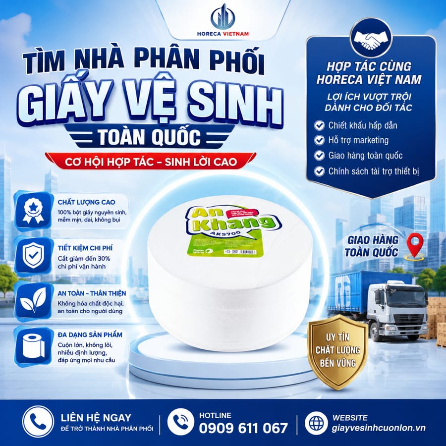 Tìm nhà phân phối giấy vệ sinh toàn quốc cơ hội hợp tác sinh lời cao