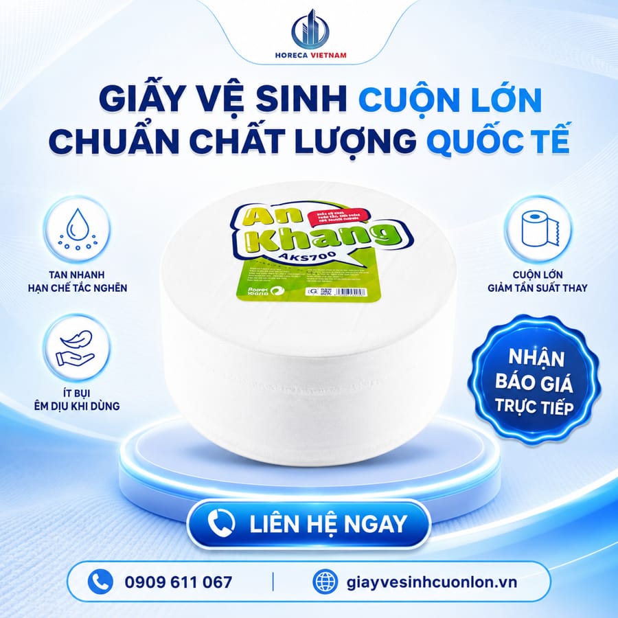 Top nhà máy sản xuất giấy vệ sinh cuộn lớn đạt chuẩn chất lượng quốc tế