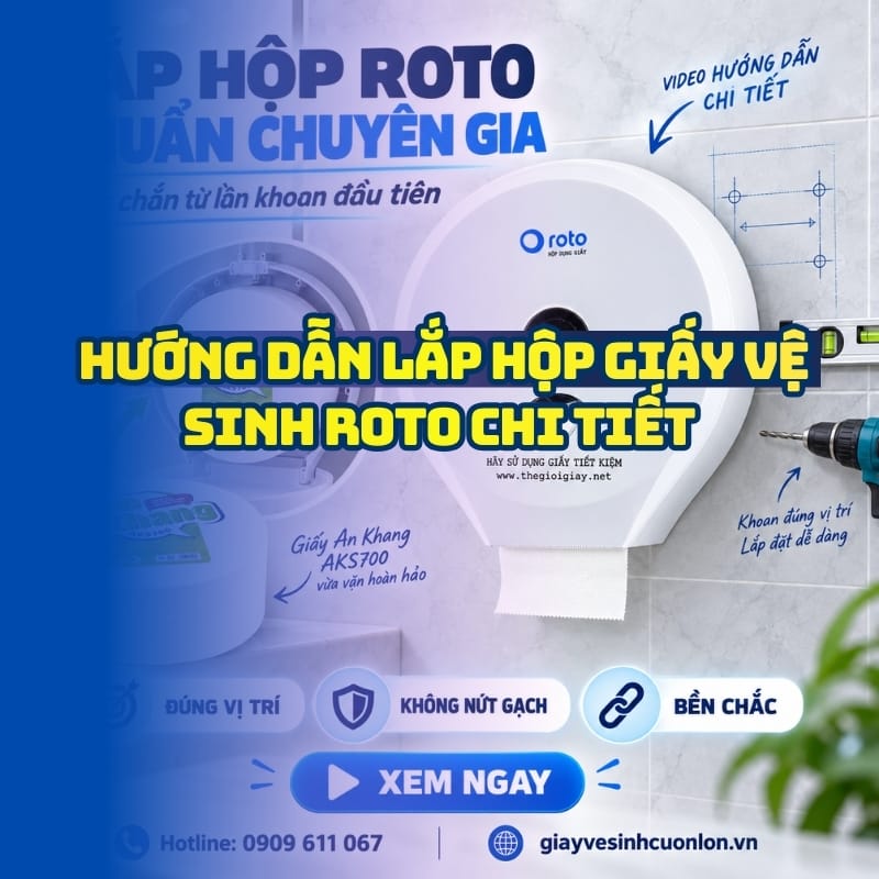 Video hướng dẫn lắp hộp giấy vệ sinh chi tiết từ các chuyên gia uy tín