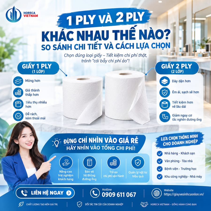 So sánh chi tiết 1 ply và 2 ply khác nhau thế nào?