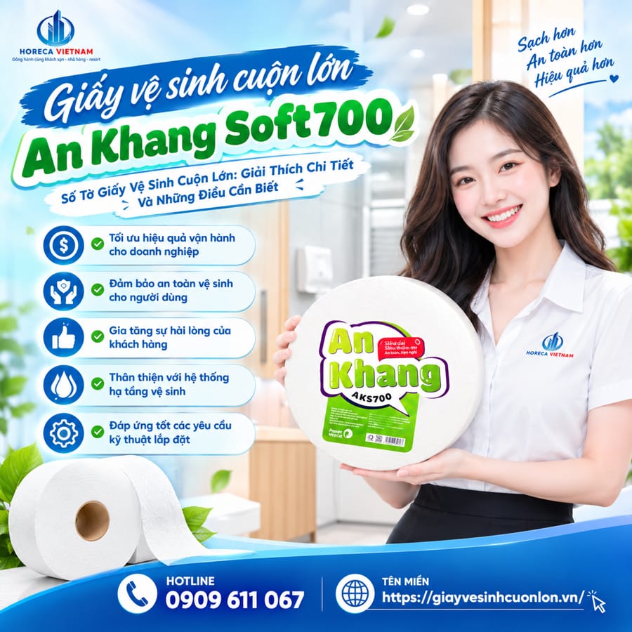Horeca Việt Nam nhà cung cấp giấy vệ sinh có nhà máy sản xuất trực tiếp, đạt chuẩn ISO 9001:2015 và FSC để đảm bảo nguồn cung xuyên suốt, không đứt gãy.